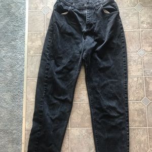 Vintage Lee Black Jeans 10 Long